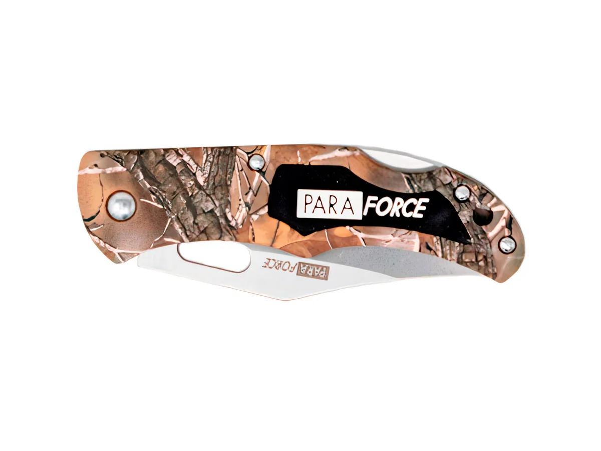 Нож складной AccuSharp ParaForce Lockback Knife, сталь 420, Camo