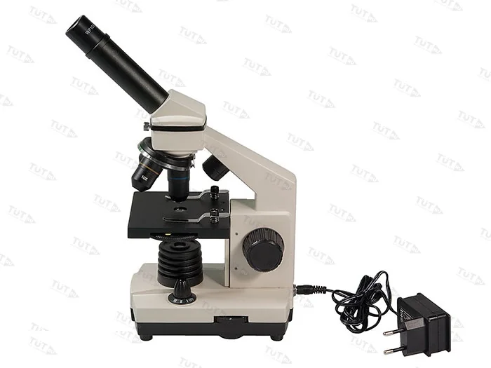 Микроскоп школьный Эврика 40х-1280х с видеоокуляром в кейсе (22670)