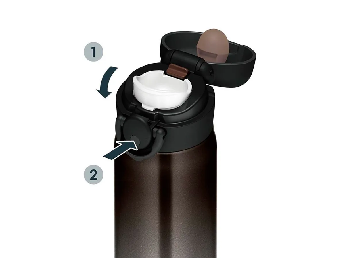 Термокружка THERMOS JNR-502 LTD BKG 0.5L, откидной механизм, чёрный