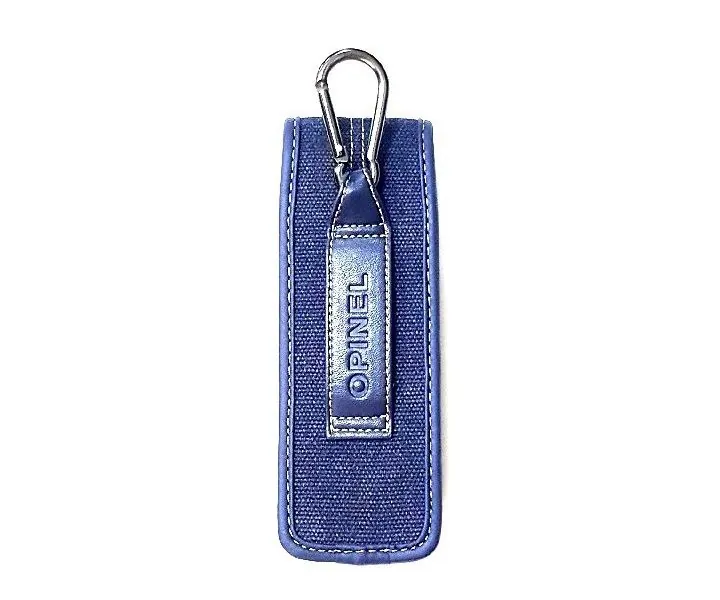 Чехол Opinel Outdoor L для Trad №09/10 и Eff №10, длина 15см, кордура, шлевка+карабин, синий (4 шт./уп.)