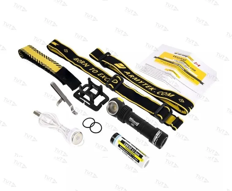 Мультифонарь ARMYTEK WIZARD PRO MAGNET USB NICHIA (Тёплый)