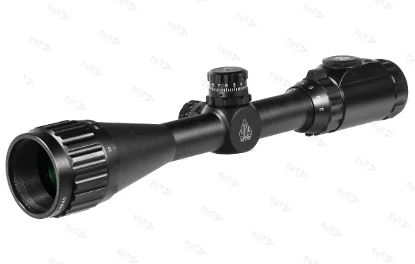 Оптический прицел Leapers True Hunter IE 3-9x40, 25.4 мм, AO, MilDot, подсв., кольца на Weaver/Picat