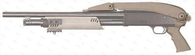 Приклад складной ATI Mossberg / Remington / Winchester / Maverick (цвет Tan / пластик)