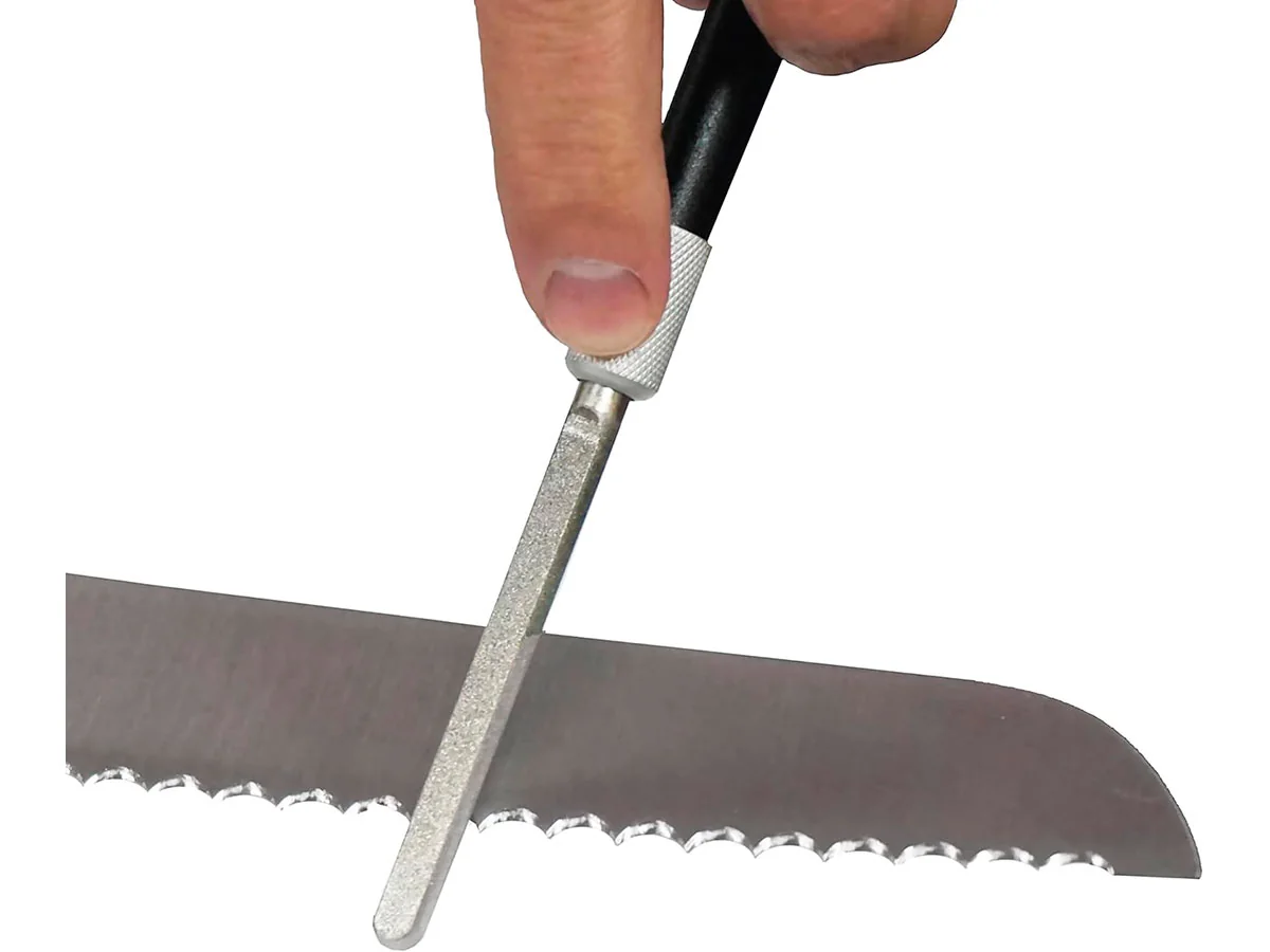 Точилка для ножей AccuSharp Diamond Rod Sharpener, мусат выдвижной