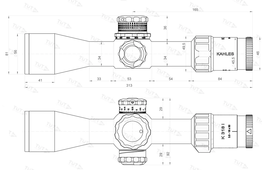 Оптический прицел Kahles K318i 3.5-18x50 CCW сетка SKMR3