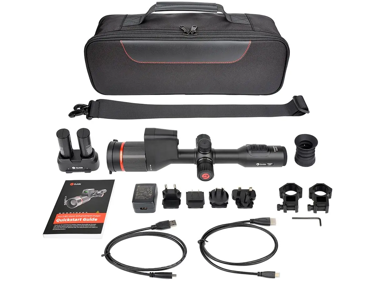 Прицел тепловизионный Guide TU651 LRF 2,36x-18,88x, 640x480, D50мм / ГАЙД ТЮ651 ЛРФ