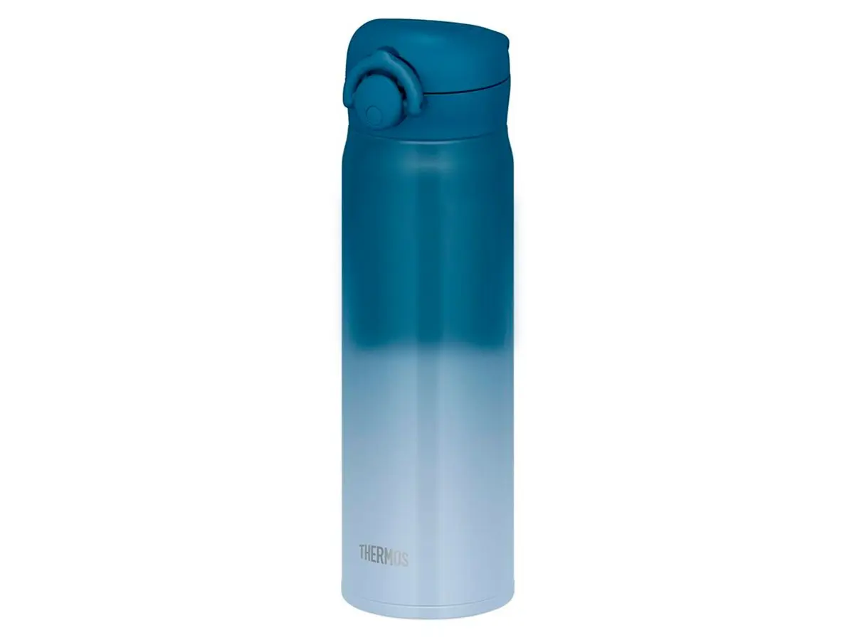 Термокружка THERMOS JNR-502 LTD BLG 0.5L, откидной механизм, голубой
