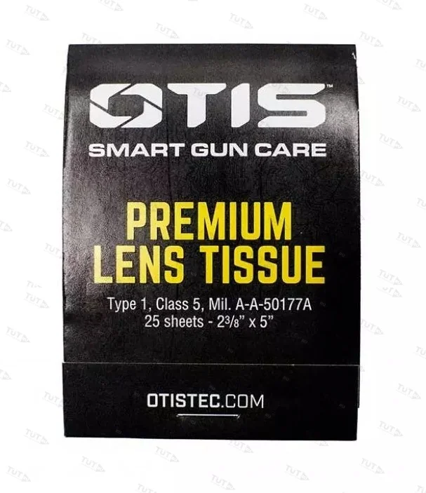 Салфетки для чистки оптики Otis Lens Tissues, 25шт