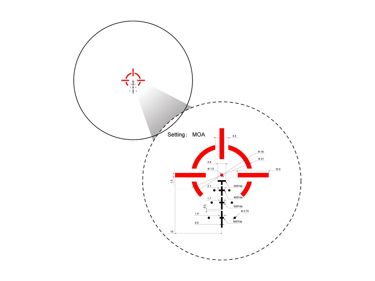 Оптический прицел Vector optics SCPS-M03