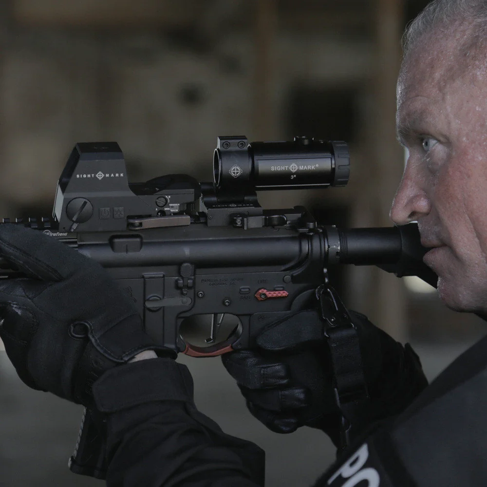 Увеличитель Sightmark 3-х кратный с откидным кронштейном T-3 (SM19063)