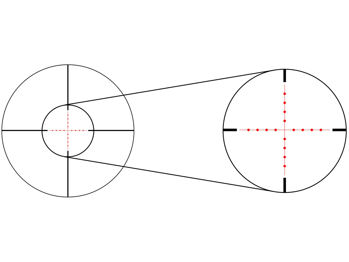 Прицел Gaut Quartz 3-9x40 AO, сетка 2 (Mil-Dot), подсветка