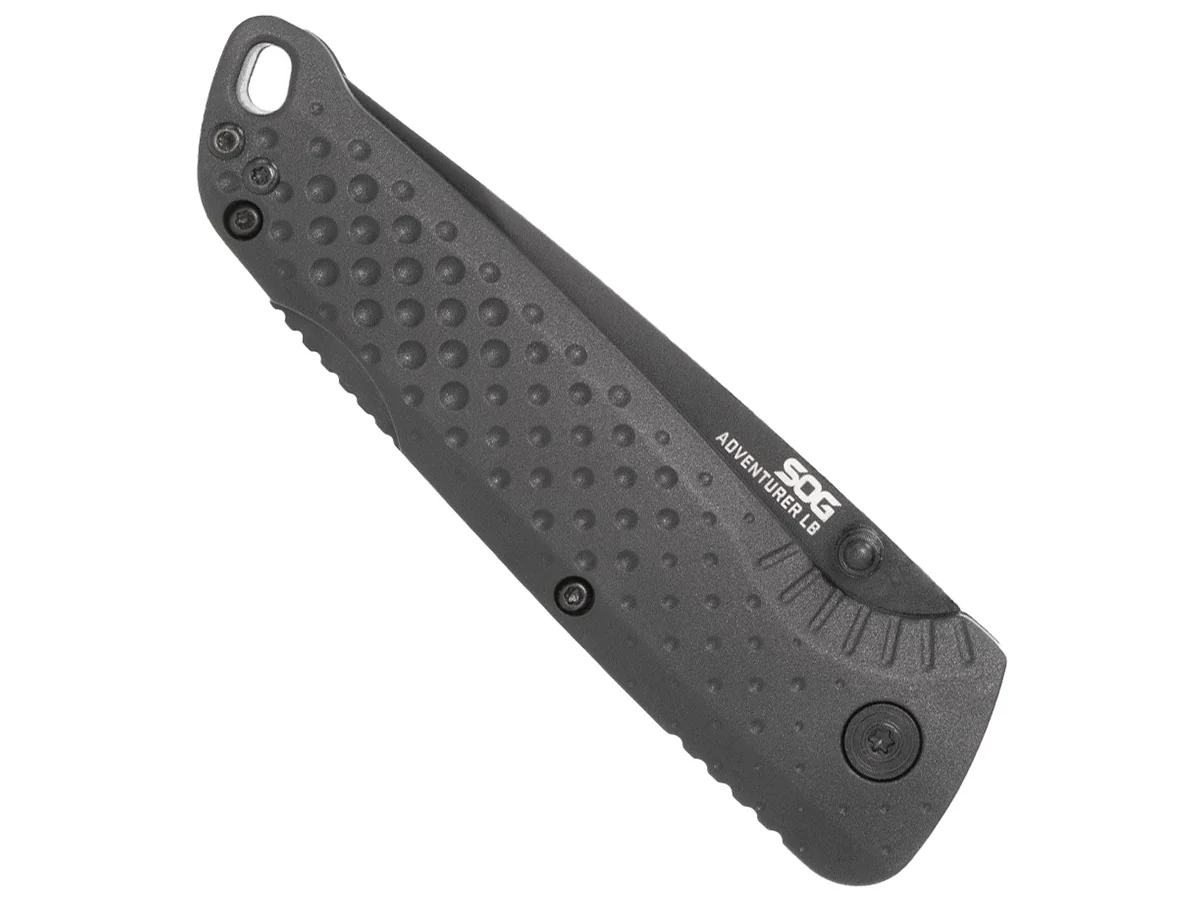 Нож складной SOG Adventurer LB Blackout, сталь 5Cr15MoV,рукоять GRN,блистер