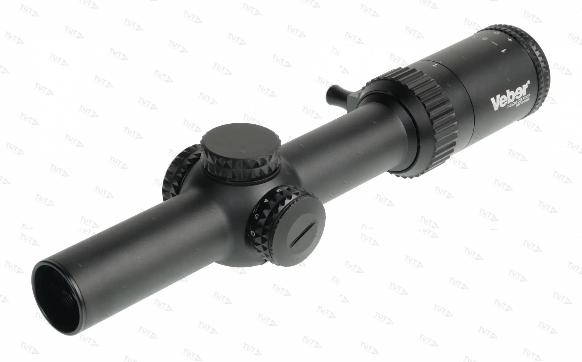 Прицел Veber Wolf 1-6x24 GB (сетка DnD) с подсветкой