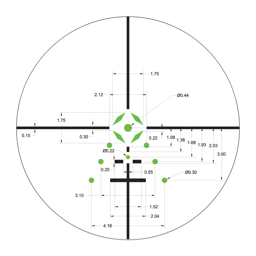 Оптический прицел RITON 5 TACTIX 1-6×24 THUNDER RANCH THR
