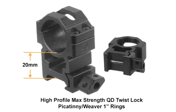 Оптический прицел Leapers True Hunter IE 3-9x50, 25.4 мм, AO, MilDot, кольца на Weaver/Picatinny (SC
