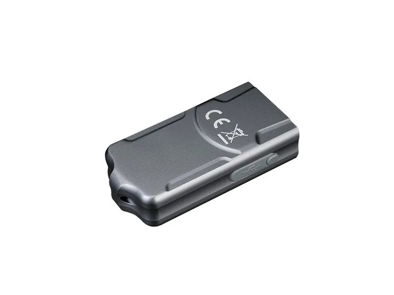 Фонарь-брелок Fenix E03R EDC V2.0 серый