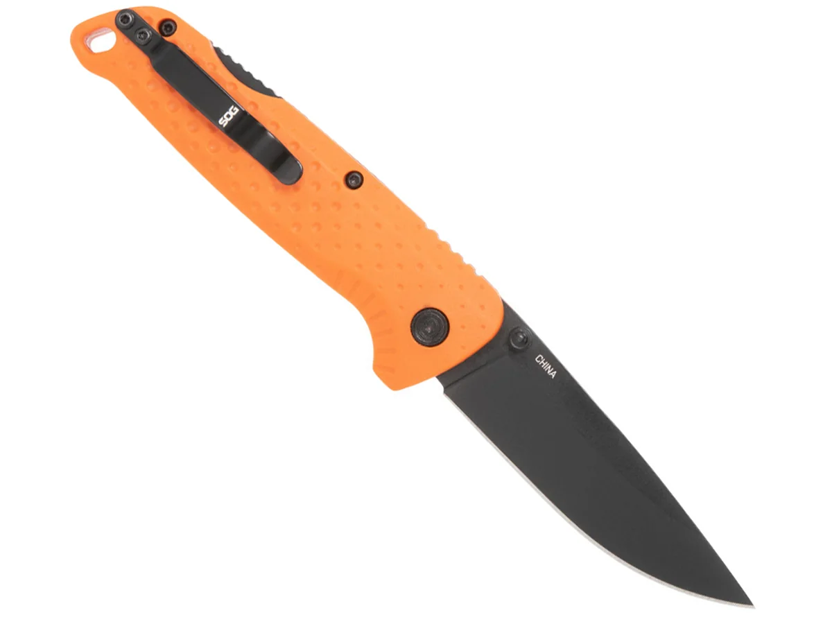 Нож складной SOG Adventurer LB Orange Black, сталь 5Cr15MoV, GRN, блистер
