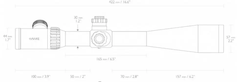 Оптический прицел Hawke Tactical Airmax 30 4-16x50 SF (AMX IR)