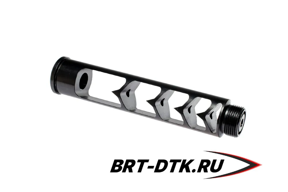 Реактивный ДТКП закрытого типа BRT Москит .22LR (160мм, резьба 1/2"-28 UNEF, .6,5мм, d-30мм)