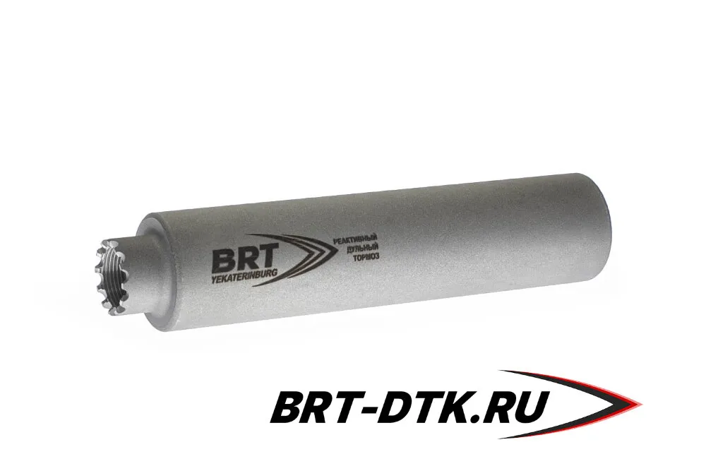 ДТК закрытого типа BRT для Барс ЧЁРН .5,45/223 (170мм, 6 камер, газ./раз. M24x1,5 п/п 7,5мм, d-45мм)