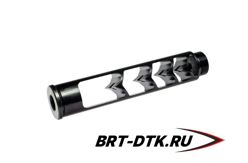 Реактивный ДТКП закрытого типа BRT Москит .22LR (160мм, резьба 1/2"-28 UNEF, .6,5мм, d-30мм)