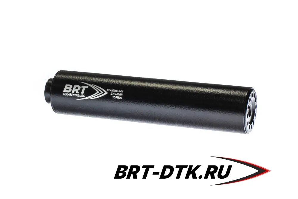 ДТК закрытого типа BRT для Сайга-308 (исп.61) .30/7,62 (220мм, 17 камер, M24х1,5R, п/п 10мм, d-50мм)