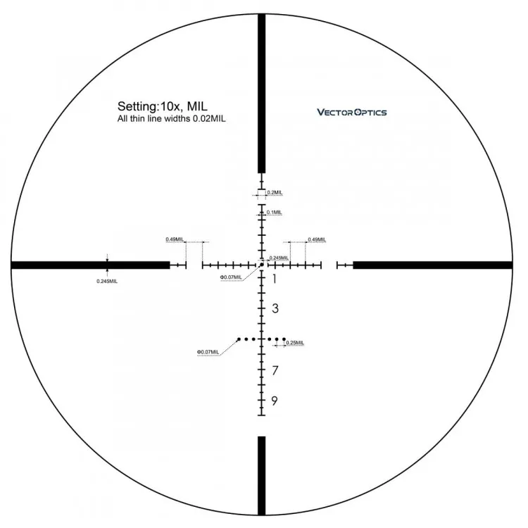 Прицел Vector Optics Marksman 4,5-18x50 SFP