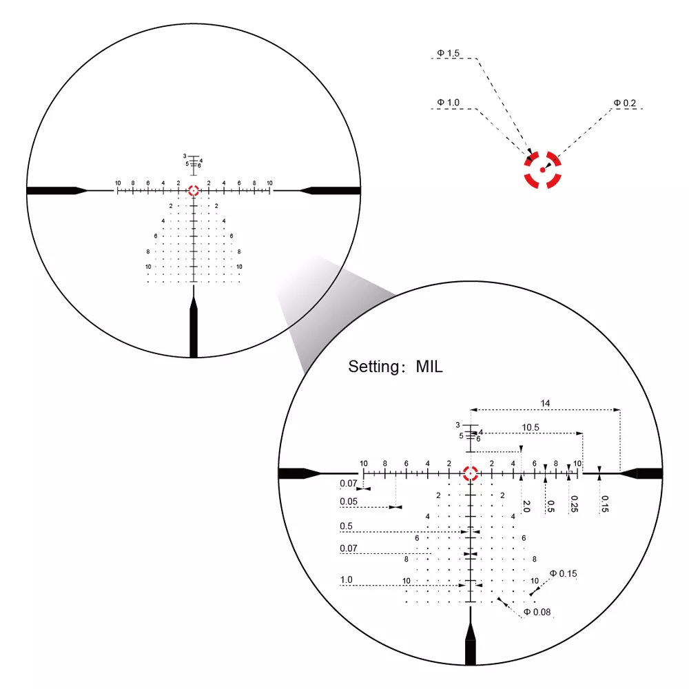Оптический прицел Vector Optics Continental x10 1-10x28 ED RAR-C FFP 34 мм
