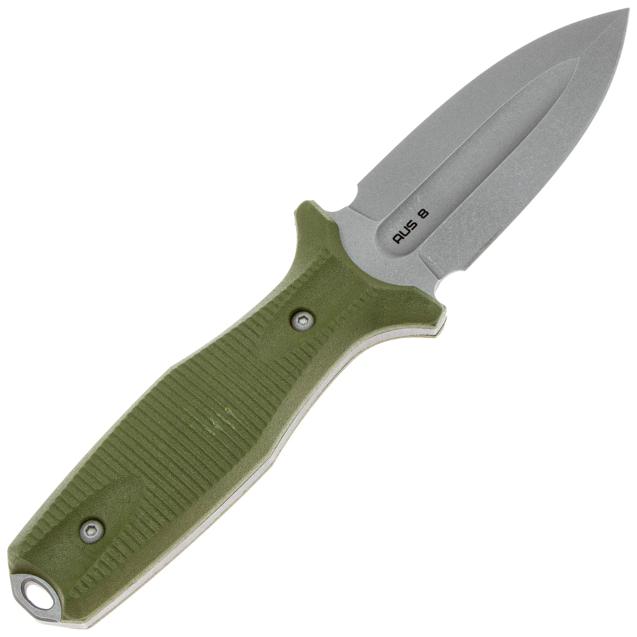 Нож NC Custom Grave 2.0 (AUS-8 Stonewash, Elastron Olive)